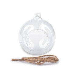 Glass aerium ø10 cm - Transparent (1 Piece)
