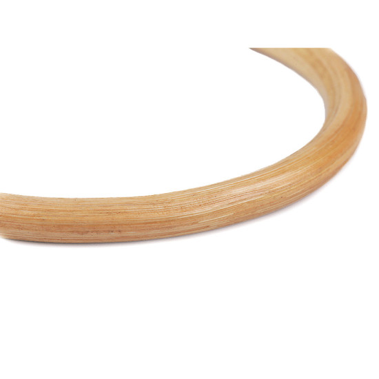 Bambus taschengriffe / traumfänger ø12 cm - Bambus hell (1 Stück) Bambus taschengriffe / traumfänger ø12 cm - Bambus hell (1 Stück)