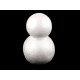 Bałwan styropianowy 9x14 cm - White (5 Sztuki) Bałwan styropianowy 9x14 cm - White (5 Sztuki)