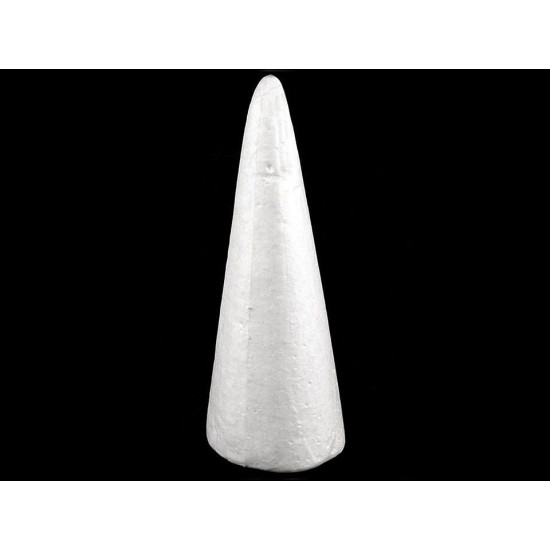 Stożek styropianowy 17x54 cm - White (6 Sztuki) Stożek styropianowy 17x54 cm - White (6 Sztuki)