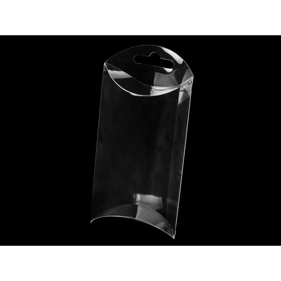 Clear packaging box with hang hole 7x12 cm - Transparent (10 Pieces) Clear packaging box with hang hole 7x12 cm - Transparent (10 Pieces)