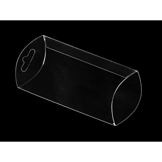 Clear packaging box with hang hole 7x12 cm - Transparent (10 Pieces) Clear packaging box with hang hole 7x12 cm - Transparent (10 Pieces)