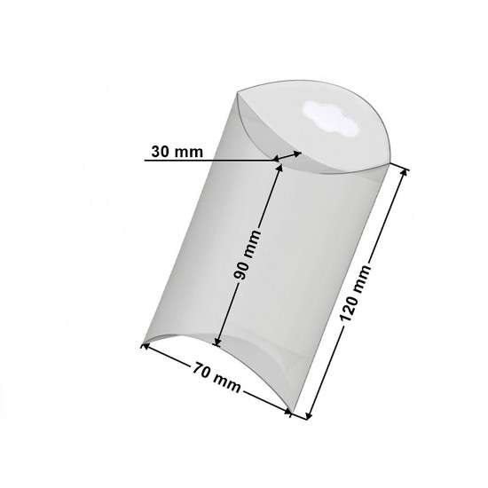Clear packaging box with hang hole 7x12 cm - Transparent (10 Pieces) Clear packaging box with hang hole 7x12 cm - Transparent (10 Pieces)