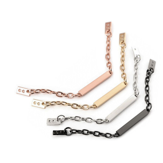 Coat hanging chain loop - Black nickel (10 Pieces)