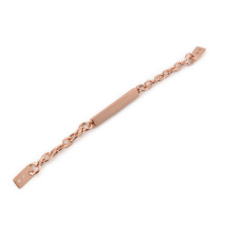 Coat hanging chain loop - Pink gold (10 Pieces)