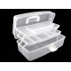 Duży pojemnik plastikowy / kuferek rozkładany - Transparent (3 Sztuki) Duży pojemnik plastikowy / kuferek rozkładany - Transparent (3 Sztuki)
