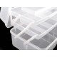 Duży pojemnik plastikowy / kuferek rozkładany - Transparent (3 Sztuki) Duży pojemnik plastikowy / kuferek rozkładany - Transparent (3 Sztuki)