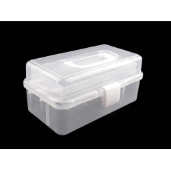 Boîte de rangement en plastique - Transparent (1 Pièce)