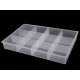 Pojemnik plastikowy / organizer 23x34,5x4,5 cm - Transparent (1 Sztuka) Pojemnik plastikowy / organizer 23x34,5x4,5 cm - Transparent (1 Sztuka)