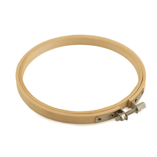 Bamboo embroidery hoop ø12.5 cm - Bamboo light (10 Pieces)