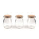 Buteleczka szklana 56x73 mm z korkiem - Transparent (40 Fiolki) Buteleczka szklana 56x73 mm z korkiem - Transparent (40 Fiolki)