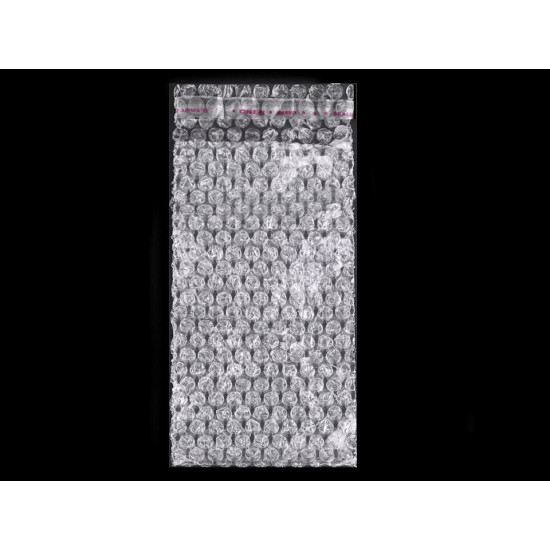 Bublinkové sáčky s lepicí lištou 7,5x14,5 cm - Transparent (100 Kusy) Bublinkové sáčky s lepicí lištou 7,5x14,5 cm - Transparent (100 Kusy)