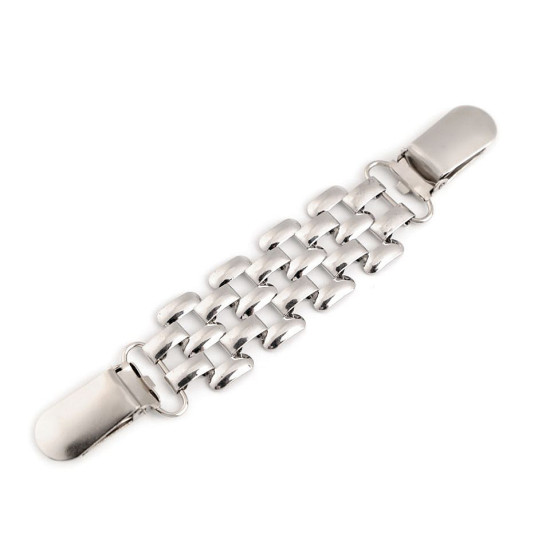 Zapięcie ozdobne / klamra metalowa / broszka - Nikiel (5 Sztuki) Zapięcie ozdobne / klamra metalowa / broszka - Nikiel (5 Sztuki)