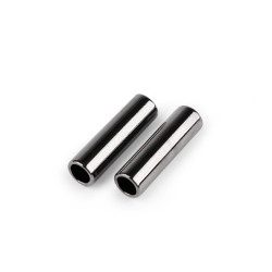 Cord end caps / metal decorative cord end tips ø5.6 mm - Black nickel (2 Pieces)
