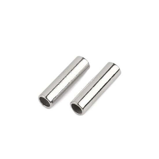 Cord end caps / metal decorative cord end tips ø5.6 mm - Nickel (100 Pieces) Cord end caps / metal decorative cord end tips ø5.6 mm - Nickel (100 Pieces)