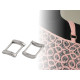 Clothing / handbag / strap rectangular metal loops witdth 20 mm - Nickel (100 Pieces) Clothing / handbag / strap rectangular metal loops witdth 20 mm - Nickel (100 Pieces)