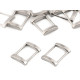 Clothing / handbag / strap rectangular metal loops witdth 20 mm - Nickel (100 Pieces) Clothing / handbag / strap rectangular metal loops witdth 20 mm - Nickel (100 Pieces)