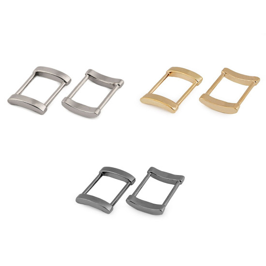 Clothing / handbag / strap rectangular metal loops witdth 20 mm - Nickel (100 Pieces) Clothing / handbag / strap rectangular metal loops witdth 20 mm - Nickel (100 Pieces)