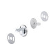 Magnetic snap fasteners ø14 mm thin - Black nickel (20 Sets) Magnetic snap fasteners ø14 mm thin - Black nickel (20 Sets)
