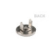 Magnetic snap fasteners ø14 mm thin - Black nickel (20 Sets) Magnetic snap fasteners ø14 mm thin - Black nickel (20 Sets)