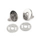 Magnetic snap fasteners ø14 mm thin - Black nickel (20 Sets) Magnetic snap fasteners ø14 mm thin - Black nickel (20 Sets)