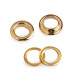 Grommet / eyelet, inner ø10 mm / outer ø16 mm - Nickel (10 Pairs) Grommet / eyelet, inner ø10 mm / outer ø16 mm - Nickel (10 Pairs)