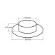 Grommet / eyelet, inner ø10 mm / outer ø16 mm - Nickel (10 Pairs) Grommet / eyelet, inner ø10 mm / outer ø16 mm - Nickel (10 Pairs)