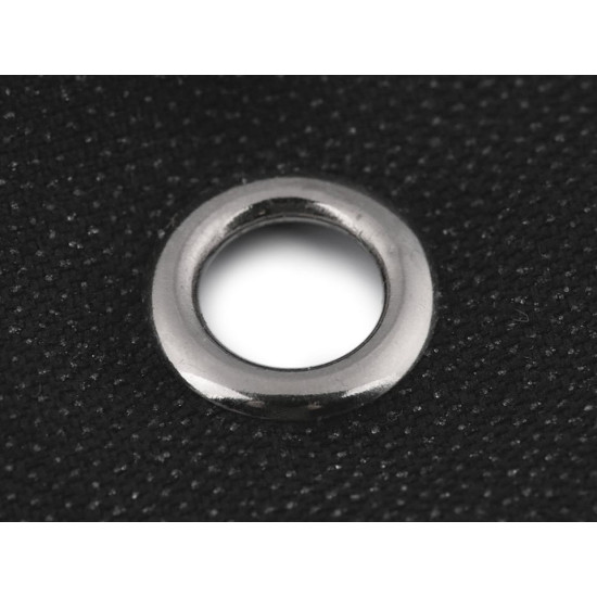 Grommet / eyelet, inner ø10 mm / outer ø16 mm - Nickel (10 Pairs) Grommet / eyelet, inner ø10 mm / outer ø16 mm - Nickel (10 Pairs)