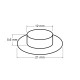 Grommet / eyelet, inner ø12 mm / outer ø21 mm, shiny - Nickel (100 Pairs) Grommet / eyelet, inner ø12 mm / outer ø21 mm, shiny - Nickel (100 Pairs)