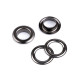 Grommet / eyelet, inner ø12 mm / outer ø21 mm, shiny - Nickel (100 Pairs) Grommet / eyelet, inner ø12 mm / outer ø21 mm, shiny - Nickel (100 Pairs)