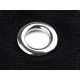 Grommet / eyelet, inner ø12 mm / outer ø21 mm, shiny - Nickel (100 Pairs) Grommet / eyelet, inner ø12 mm / outer ø21 mm, shiny - Nickel (100 Pairs)
