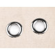 Grommet / eyelet with washer, inner ø13.5 mm / outer ø23 mm, shiny - Nickel (50 Pairs) Grommet / eyelet with washer, inner ø13.5 mm / outer ø23 mm, shiny - Nickel (50 Pairs)
