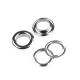 Grommet / eyelet with washer, inner ø13.5 mm / outer ø23 mm, shiny - Nickel (50 Pairs) Grommet / eyelet with washer, inner ø13.5 mm / outer ø23 mm, shiny - Nickel (50 Pairs)