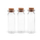 Buteleczka szklana 20x60 mm z korkiem - Transparent (20 Fiolki) Buteleczka szklana 20x60 mm z korkiem - Transparent (20 Fiolki)