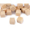 Cubetti di legno, dimensioni: 15x15 mm - Avorio (20 Pezzi)