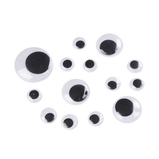 Augen aus kunststoff größenmix - Mix (1 Tasche)