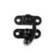 Antique metal lock / catch curved buckle for wooden boxes - Nickel (1 Set) Antique metal lock / catch curved buckle for wooden boxes - Nickel (1 Set)