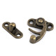 Antique metal lock / catch curved buckle for wooden boxes - Nickel (1 Set) Antique metal lock / catch curved buckle for wooden boxes - Nickel (1 Set)