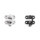 Antique metal lock / catch curved buckle for wooden boxes - Nickel (1 Set) Antique metal lock / catch curved buckle for wooden boxes - Nickel (1 Set)