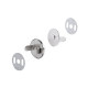 Magnetic snap fasteners ø18 mm thin - Black varnish (5 Sets) Magnetic snap fasteners ø18 mm thin - Black varnish (5 Sets)