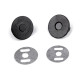 Magnetic snap fasteners ø18 mm thin - Black varnish (5 Sets) Magnetic snap fasteners ø18 mm thin - Black varnish (5 Sets)