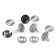 Magnetic snap fasteners ø18 mm thin - Black varnish (5 Sets) Magnetic snap fasteners ø18 mm thin - Black varnish (5 Sets)