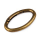 Design karabiner ellipse für handtaschen / schlüssel - Nickel (1 Stück) Design karabiner ellipse für handtaschen / schlüssel - Nickel (1 Stück)