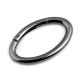 Design karabiner ellipse für handtaschen / schlüssel - Nickel (1 Stück) Design karabiner ellipse für handtaschen / schlüssel - Nickel (1 Stück)