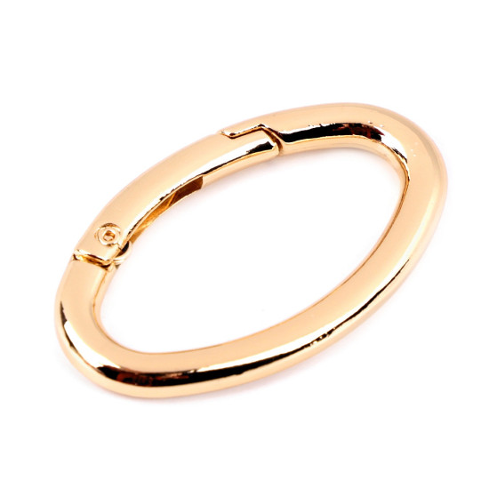 Design karabiner ellipse für handtaschen / schlüssel - Nickel (1 Stück) Design karabiner ellipse für handtaschen / schlüssel - Nickel (1 Stück)