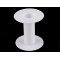 Bobina vuota, in plastica, dimensioni: 6 x 6,6 cm - Bianco (20 Pezzi)