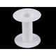 Bobina vuota, in plastica, dimensioni: 6 x 6,6 cm - Bianco (80 Pezzi) Bobina vuota, in plastica, dimensioni: 6 x 6,6 cm - Bianco (80 Pezzi)