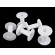 Bobina vuota, in plastica, dimensioni: 6 x 6,6 cm - Bianco (80 Pezzi) Bobina vuota, in plastica, dimensioni: 6 x 6,6 cm - Bianco (80 Pezzi)