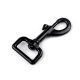 Large metal swivel snap hook / carabiner, fits 25 mm strap - Black varnish (1 Piece) Large metal swivel snap hook / carabiner, fits 25 mm strap - Black varnish (1 Piece)