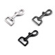 Large metal swivel snap hook / carabiner, fits 25 mm strap - Black varnish (1 Piece) Large metal swivel snap hook / carabiner, fits 25 mm strap - Black varnish (1 Piece)